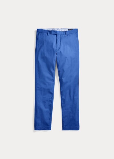 Pantalones Chinos Polo Ralph Lauren Hombre Azul Rey Azules - Stretch Slim Fit - RKCTV4925